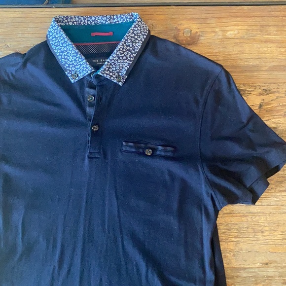 Ted Baker London Other - Ted Baker Navy Polo flower collar_3